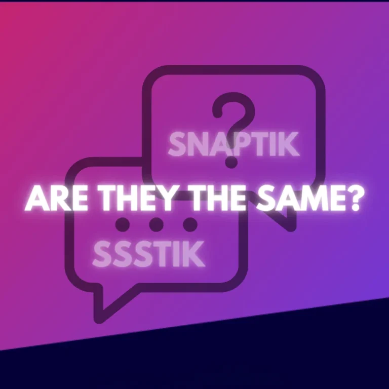 SSSTIK and SNAPTIK: Are They Really the Same Tool?